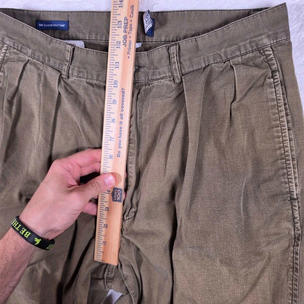 Polo Ralph Lauren Shield Classic Golf Pant Mens 32x32 Brown Pleated 1316673GP